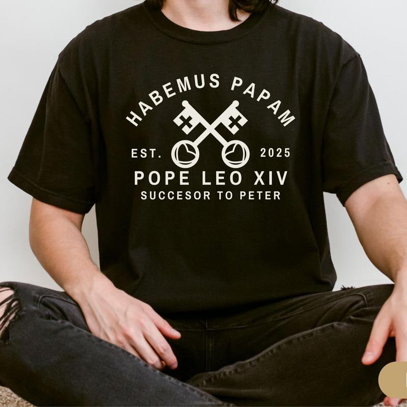 Pope Leo XIV New 14 Comfort Colors Casual Streetstyle - Adult & Kids T-Shirts, Sweatshirts & Hoodies apparel design preview 1