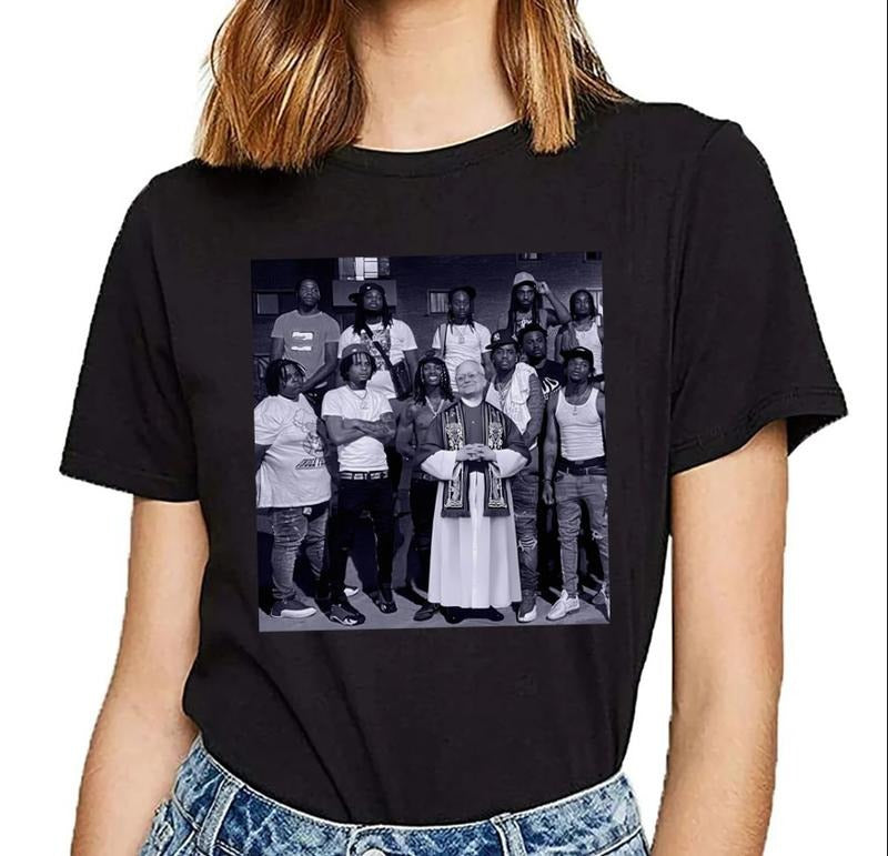 Pope Leo XIV (2025) Oblock American Funny - Adult & Kids T-Shirts, Sweatshirts & Hoodies apparel design preview 1