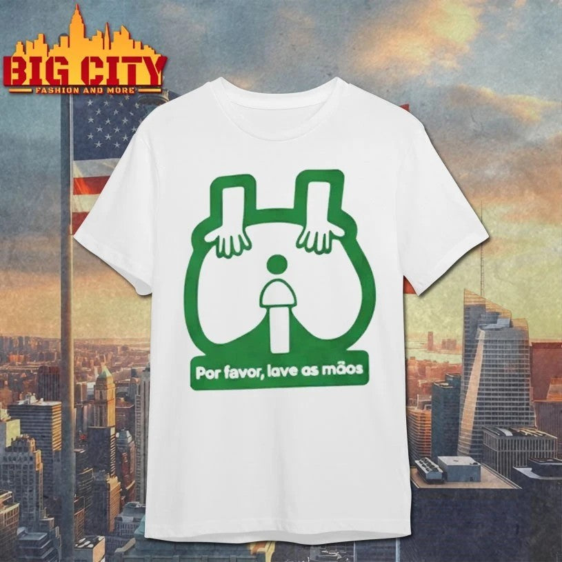 Por Favor Lave As Maos - Adult & Kids T-Shirts, Sweatshirts & Hoodies apparel design preview 1