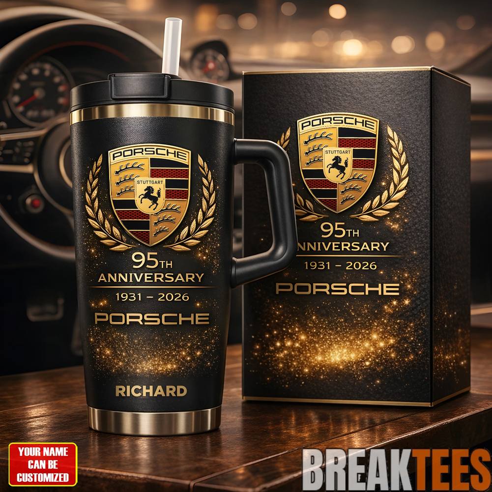 Porsche 95th Anniversary Custom YETI Tumbler - Adult & Kids T-Shirts, Sweatshirts & Hoodies apparel design preview 1