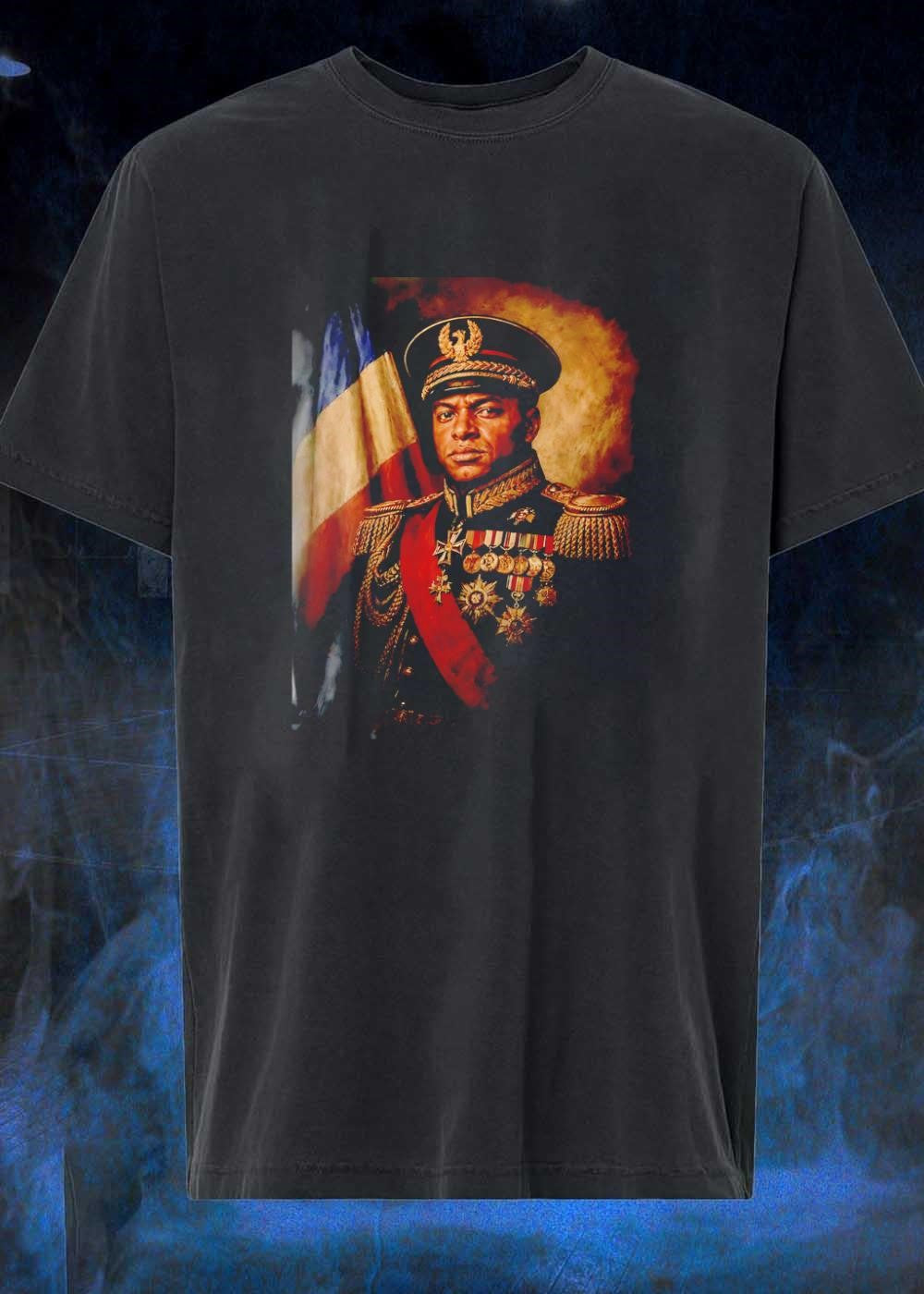 Portrait of a Military General in Full Uniform and - Adult & Kids T-Shirts, Sweatshirts & Hoodies apparel design preview 1