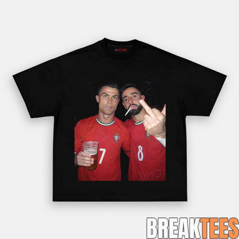 Portugal Bruno Fernandes Ronaldo Style - Adult & Kids T-Shirts, Sweatshirts & Hoodies apparel design preview 1