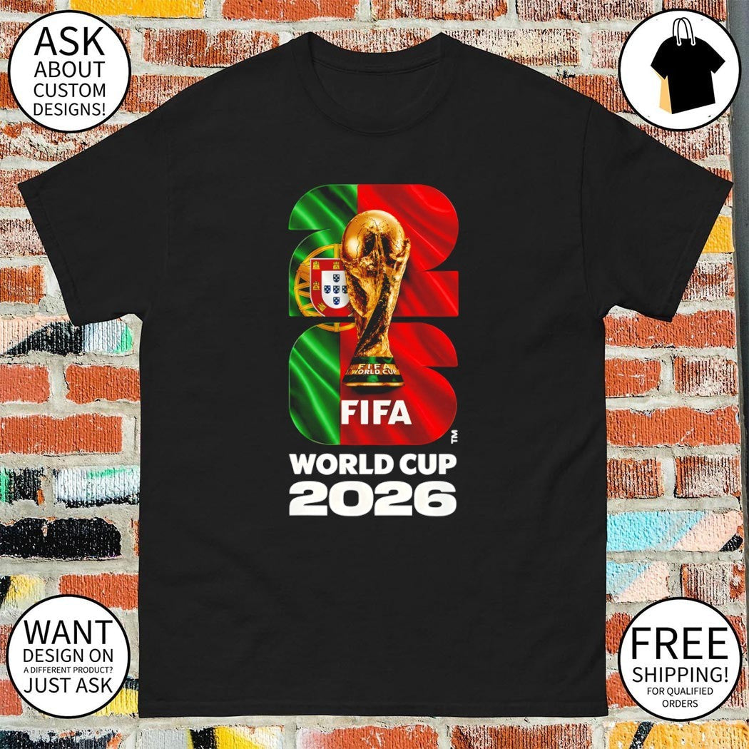 Portugal Soccer World Cup Fifa 2026 - Adult & Kids T-Shirts, Sweatshirts & Hoodies apparel design preview 1