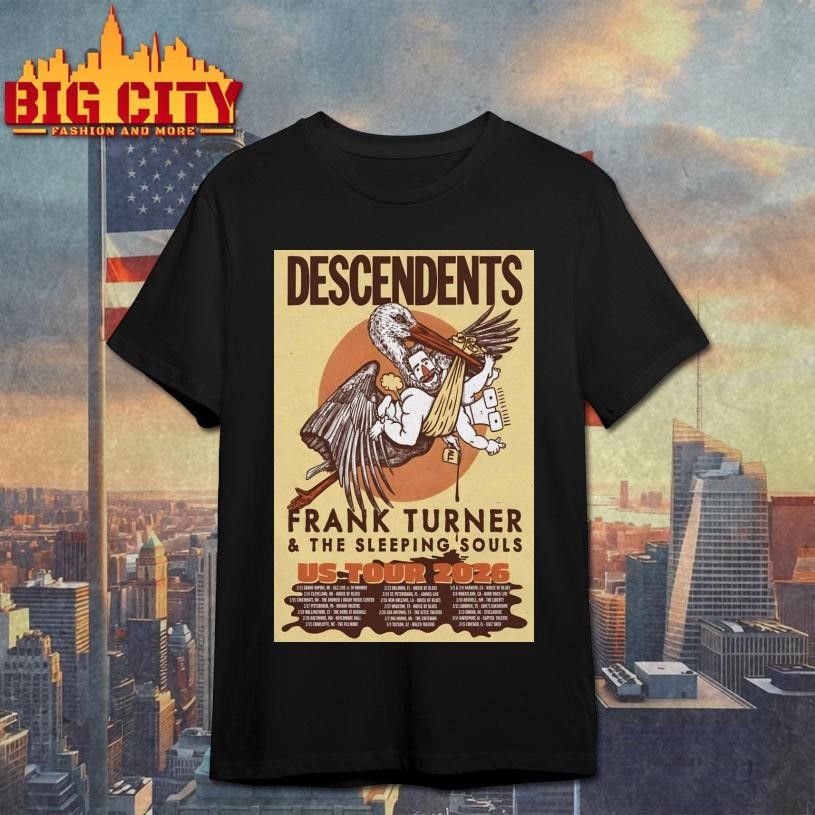 Poster Descendents US Tour 2026 - Adult & Kids T-Shirts, Sweatshirts & Hoodies apparel design preview 1