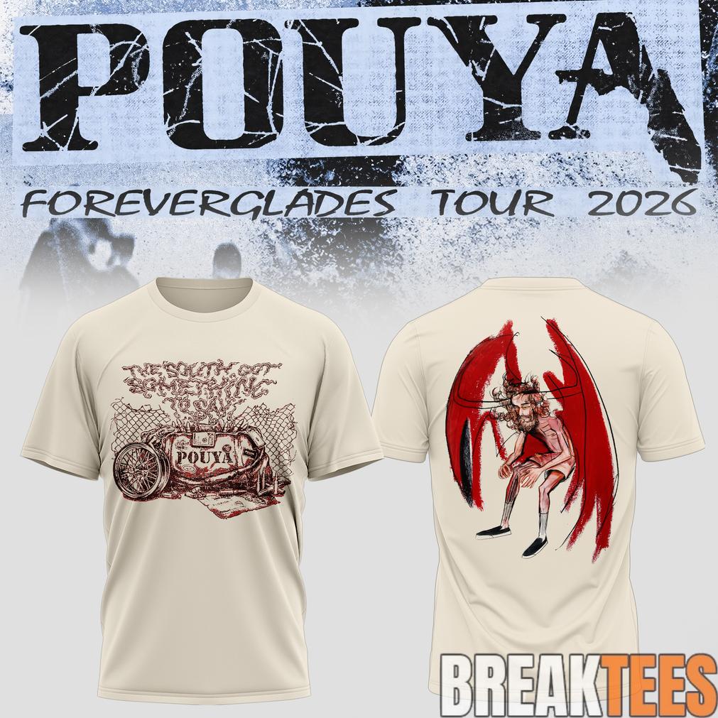 Pouya Foreverglades Tour 2026 Vintage - Adult & Kids T-Shirts, Sweatshirts & Hoodies apparel design preview 1