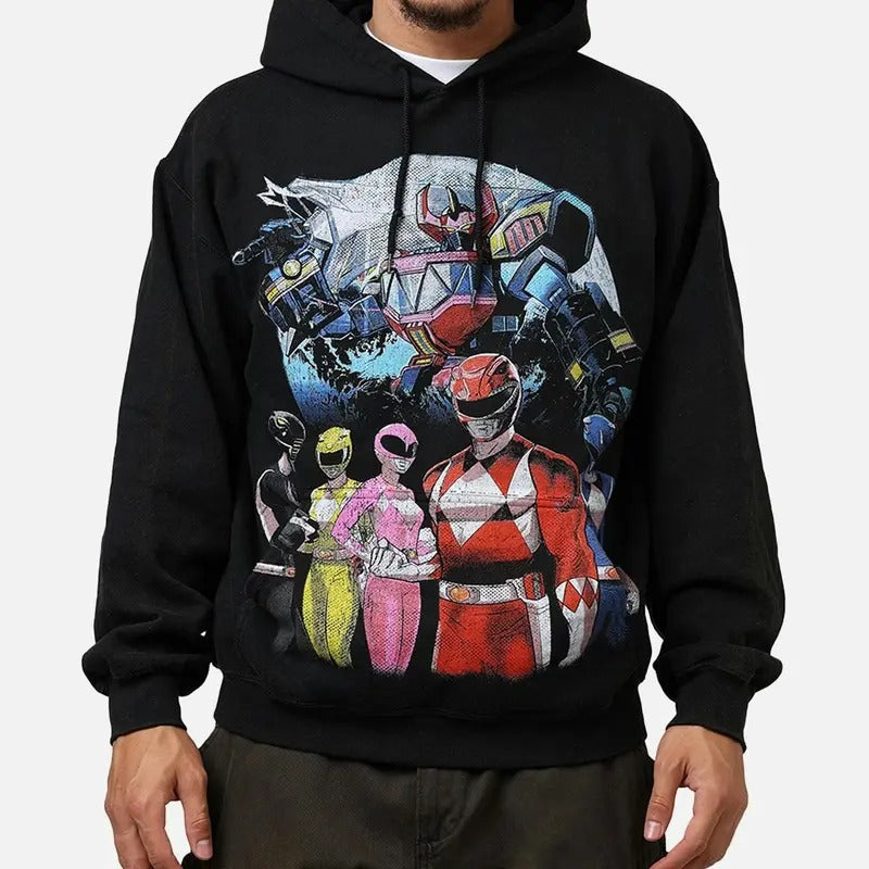 Power Rangers Morphin Group Trending Movie Vintage - Adult & Kids T-Shirts, Sweatshirts & Hoodies apparel design preview 1