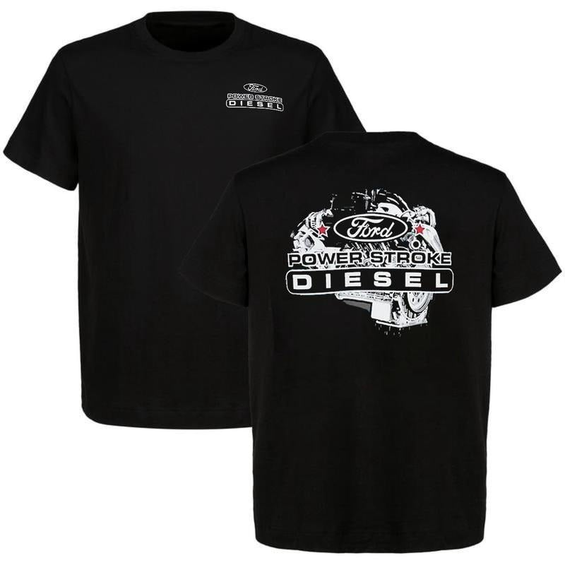 Power Stroke Ford 2 Sided Car Parts Enthusiast - Adult & Kids T-Shirts, Sweatshirts & Hoodies apparel design preview 1
