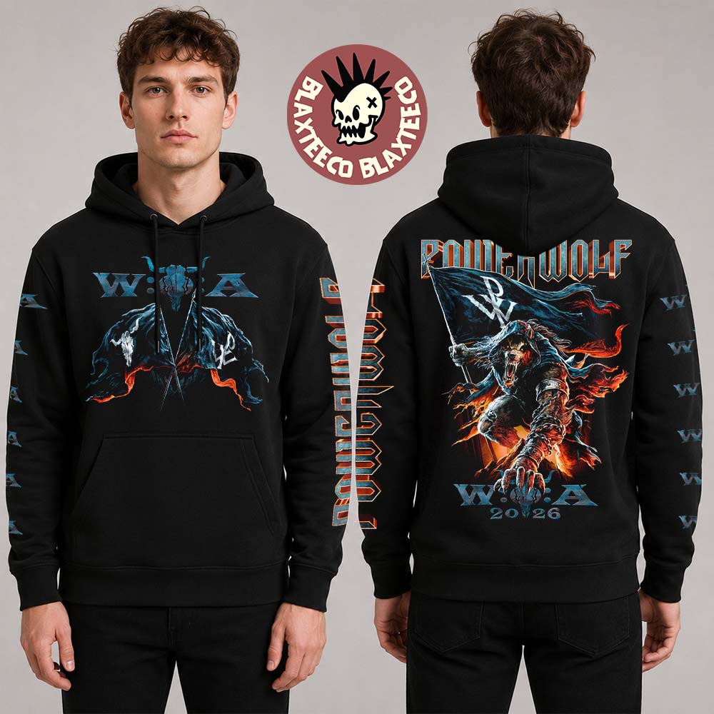 Powerwolf Wacken Open Air 2026 Festival Merch Germany - Adult & Kids T-Shirts, Sweatshirts & Hoodies apparel design preview 1