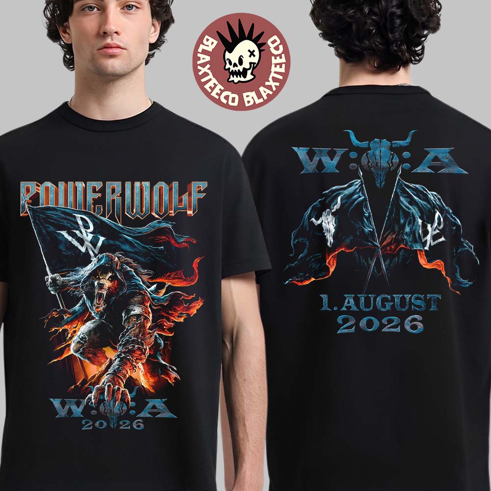 Powerwolf Wacken Open Air 2026 Festival Merch Germany - Adult & Kids T-Shirts, Sweatshirts & Hoodies apparel design preview 1