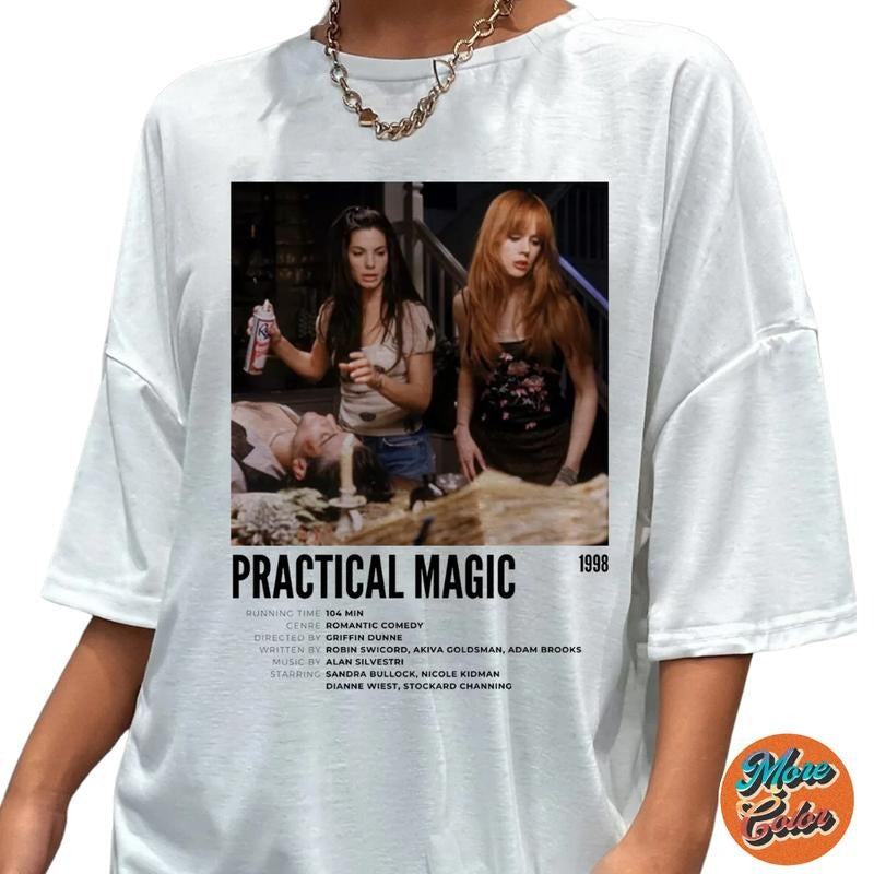 Practical Magic 1998 Movie Retro Cotton Crew Neck - Adult & Kids T-Shirts, Sweatshirts & Hoodies apparel design preview 1