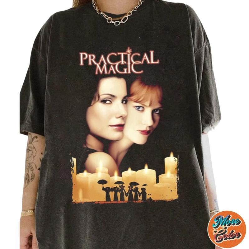 Practical Magic Era Classic Movie Girl Cotton Crew - Adult & Kids T-Shirts, Sweatshirts & Hoodies apparel design preview 1