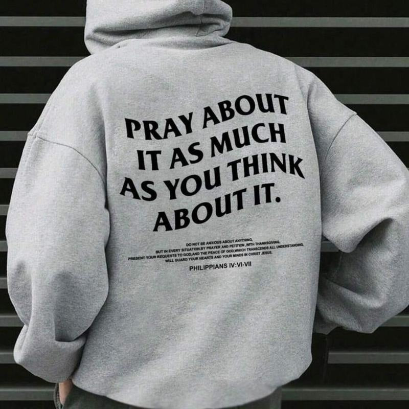 Pray As Much You Think About Christian Casual Street - Adult & Kids T-Shirts, Sweatshirts & Hoodies apparel design preview 1