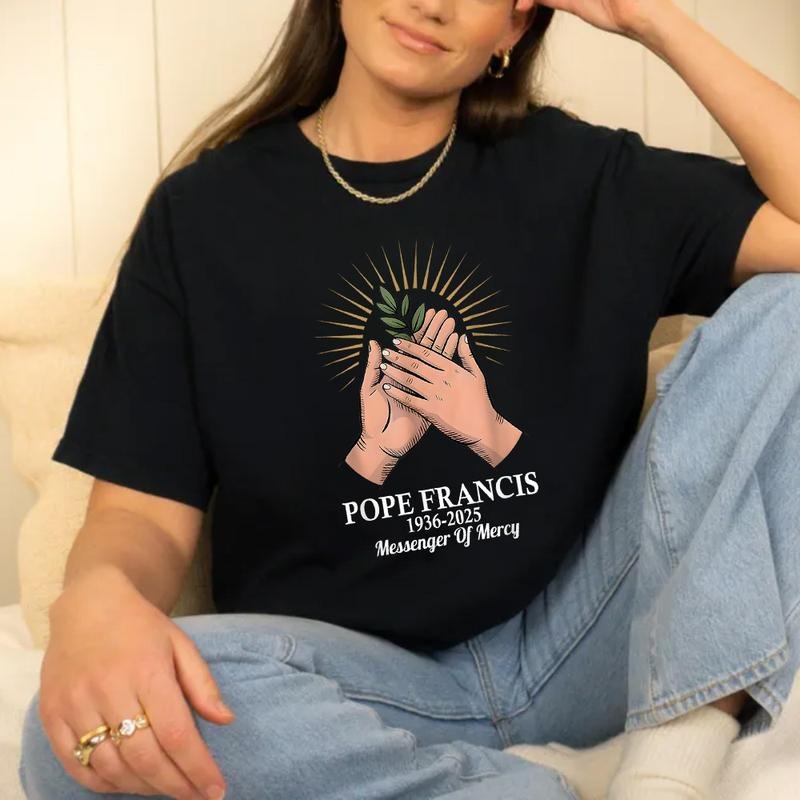 Pray Francis Pure Cotton Fabric Casual Streetstyle - Adult & Kids T-Shirts, Sweatshirts & Hoodies apparel design preview 1