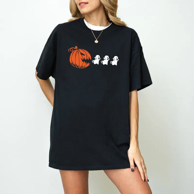 Pregnant Ghost Halloween Skeleton Maternity Funny - Adult & Kids T-Shirts, Sweatshirts & Hoodies apparel design preview 1