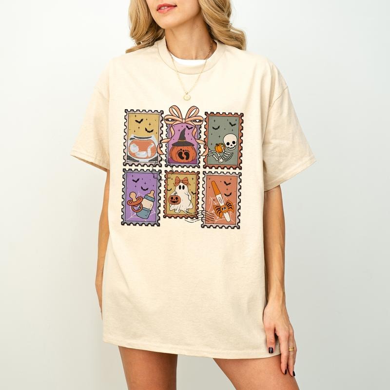 Pregnant Halloween Little Pumpkin Maternity Fall - Adult & Kids T-Shirts, Sweatshirts & Hoodies apparel design preview 1