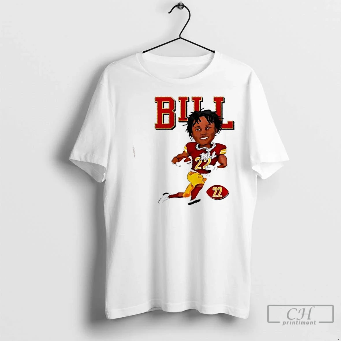 Premium 2025 Washington Commanders 22 Bill White 2 - Adult & Kids T-Shirts, Sweatshirts & Hoodies apparel design preview 1