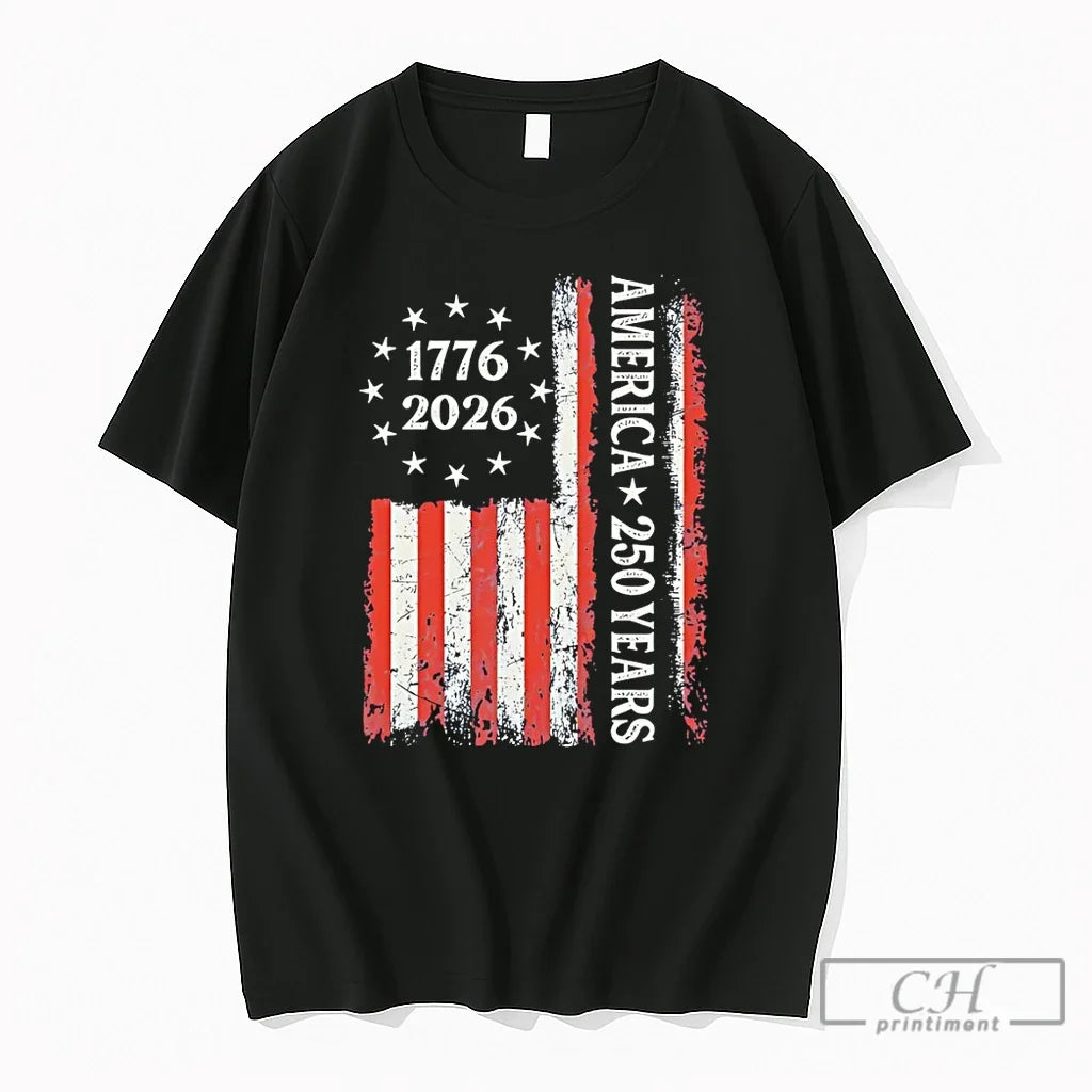 Premium America 250 Years Usa 250th Birthday 1776 - Adult & Kids T-Shirts, Sweatshirts & Hoodies apparel design preview 1