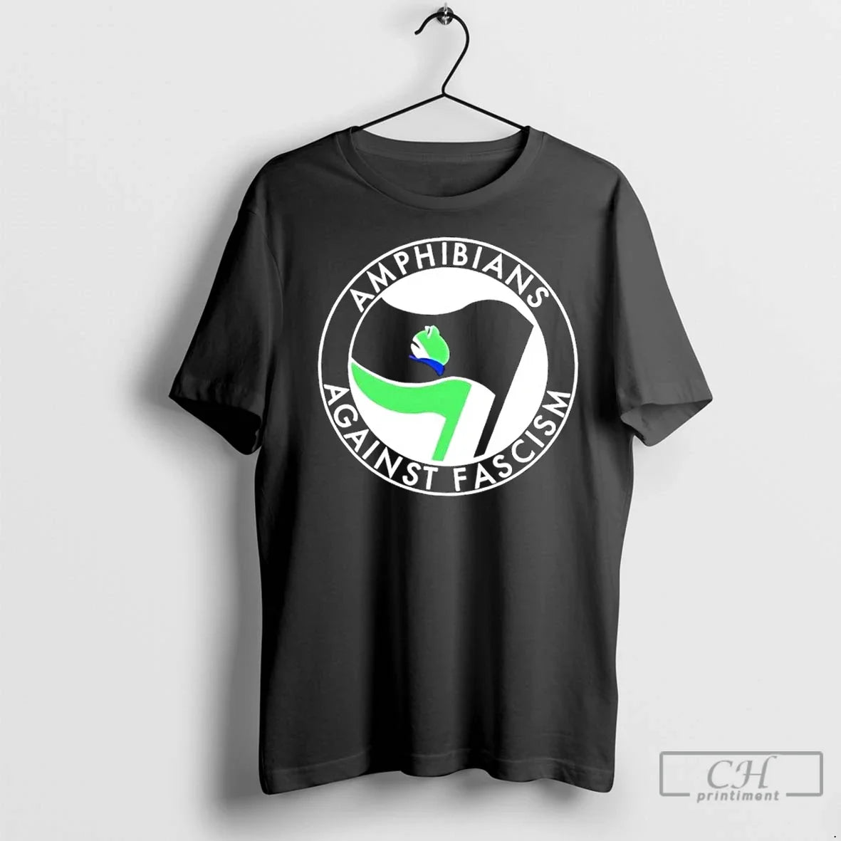 Premium Antifa Amphibians Against Fascism - Adult & Kids T-Shirts, Sweatshirts & Hoodies apparel design preview 1