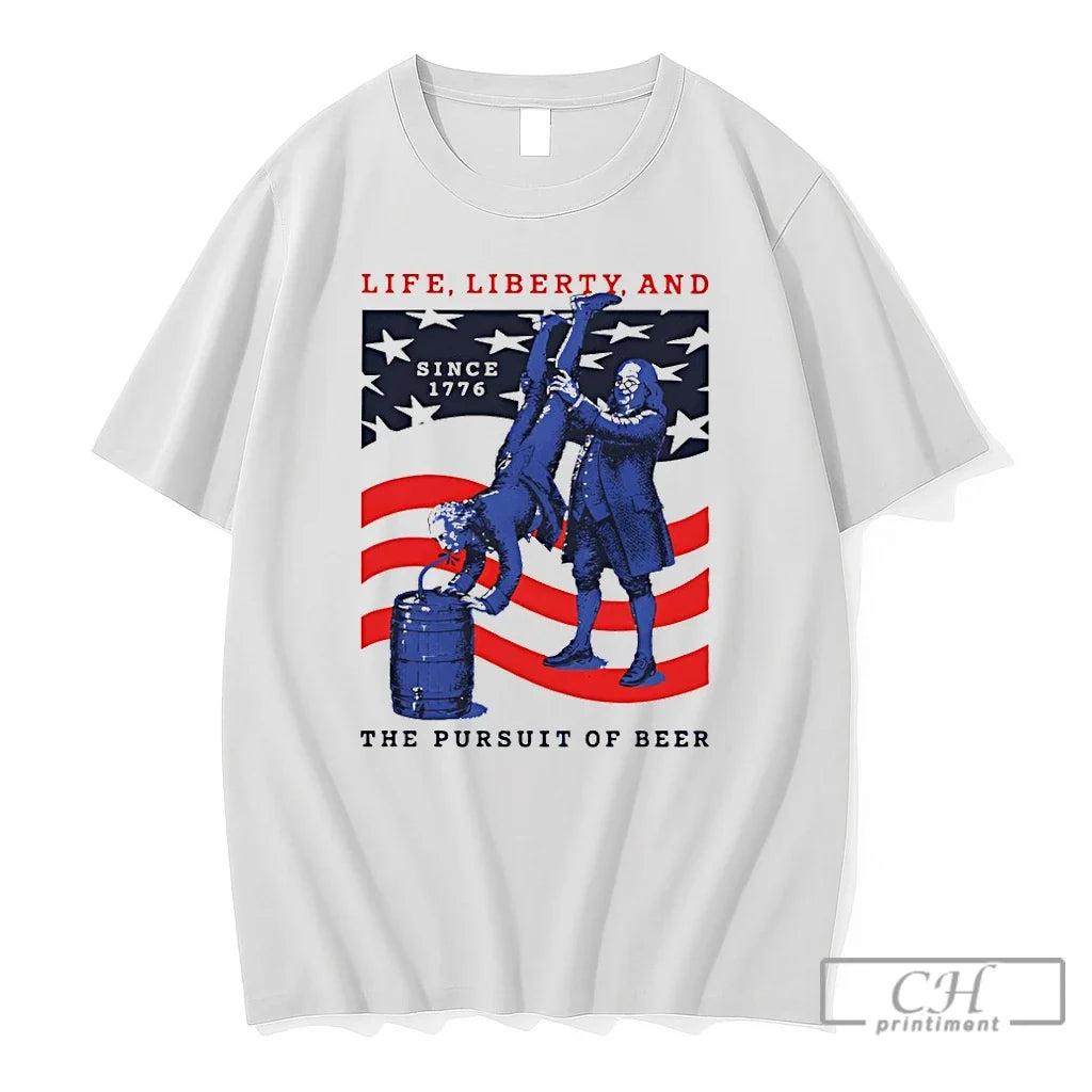 Premium Benjamin Franklin Life Liberty And The - Adult & Kids T-Shirts, Sweatshirts & Hoodies apparel design preview 1