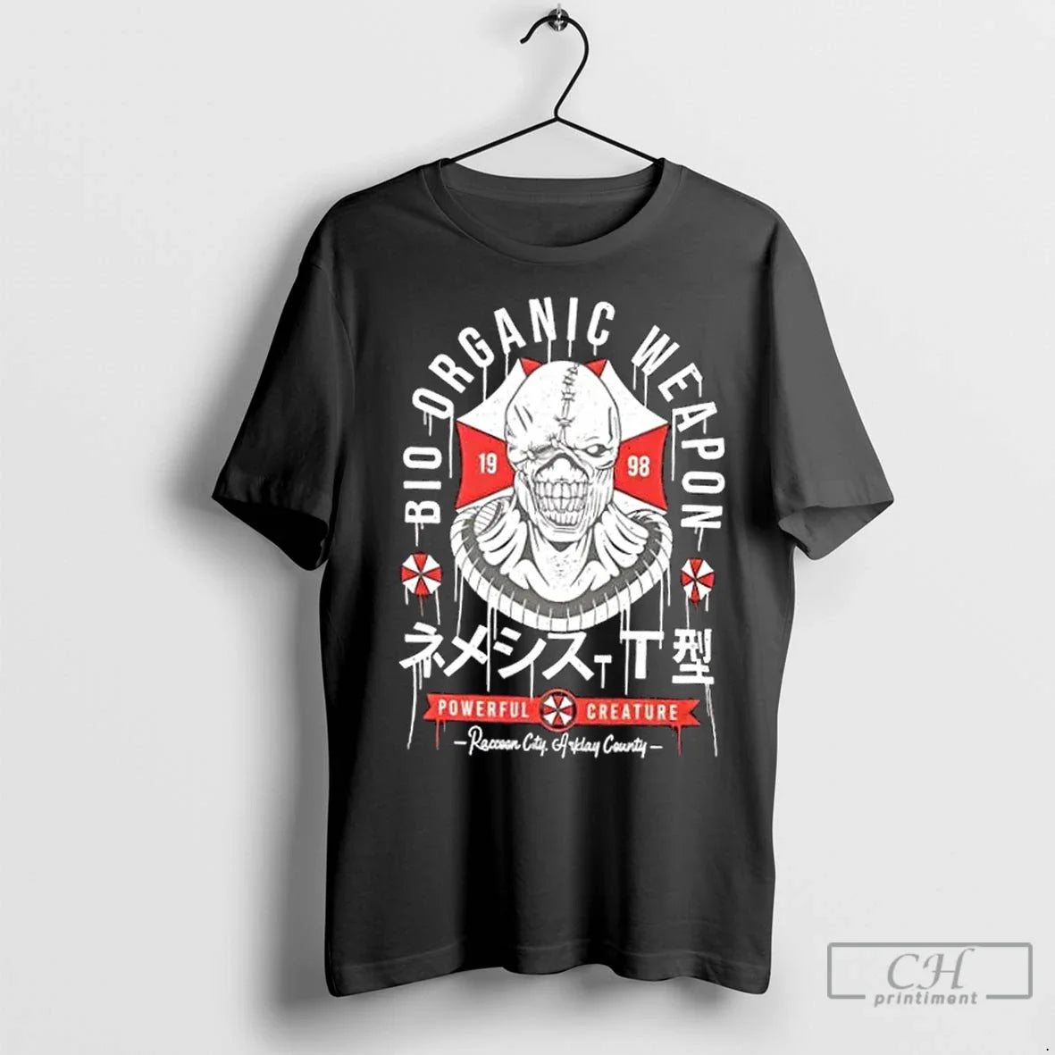 Premium Bio Organic Weapon Nemesis Creature Design - Adult & Kids T-Shirts, Sweatshirts & Hoodies apparel design preview 1