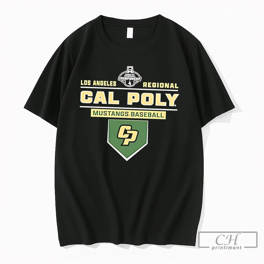 Premium Cal Poly Baseball 2026 Regional Bound - Adult & Kids T-Shirts, Sweatshirts & Hoodies apparel design preview 1