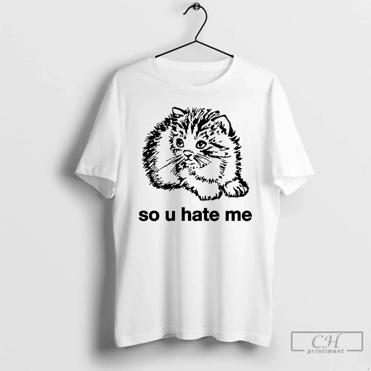 Premium Cat So U Hate Me - Adult & Kids T-Shirts, Sweatshirts & Hoodies apparel design preview 1