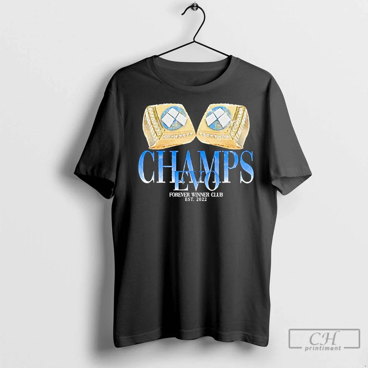 Premium Champs Evo Forever Winner Club Est 2022 - Adult & Kids T-Shirts, Sweatshirts & Hoodies apparel design preview 1