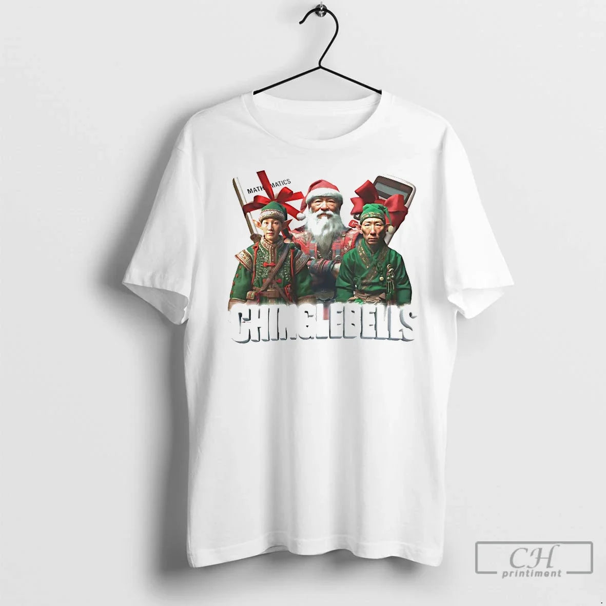 Premium Chinglebells Jingle Bells Christmas - Adult & Kids T-Shirts, Sweatshirts & Hoodies apparel design preview 1