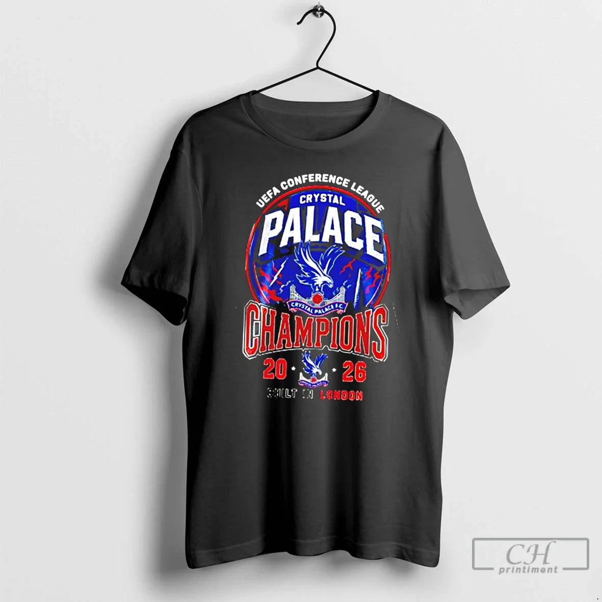 Premium Crystal Palace Uefa Conference League Winners - Adult & Kids T-Shirts, Sweatshirts & Hoodies apparel design preview 1
