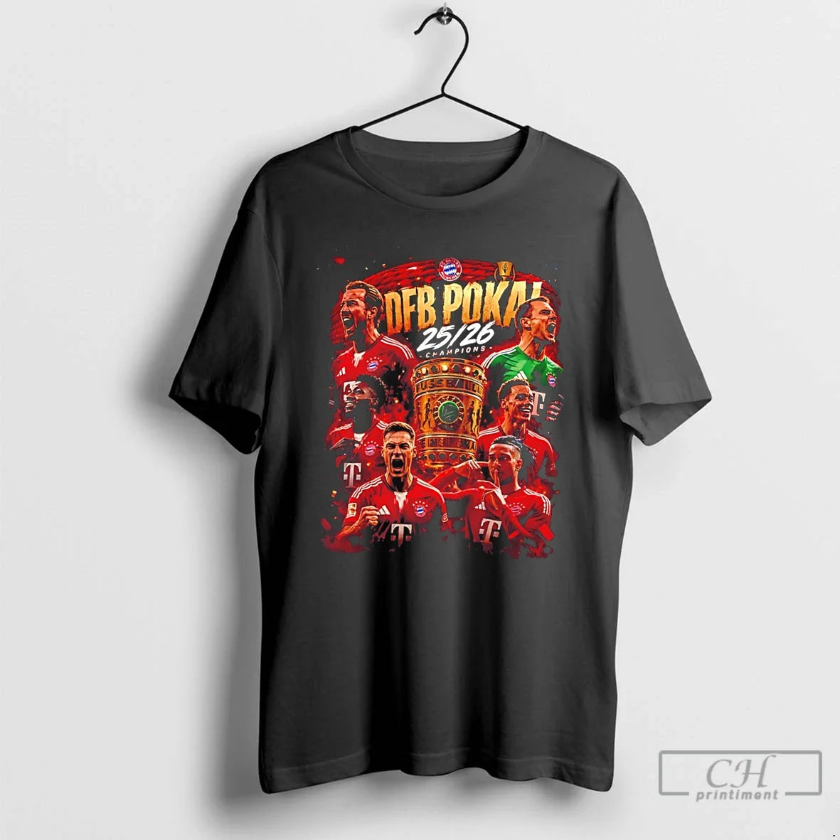 Premium Dfb Pokal Champions 25 26 Fc Bayern Munich - Adult & Kids T-Shirts, Sweatshirts & Hoodies apparel design preview 1