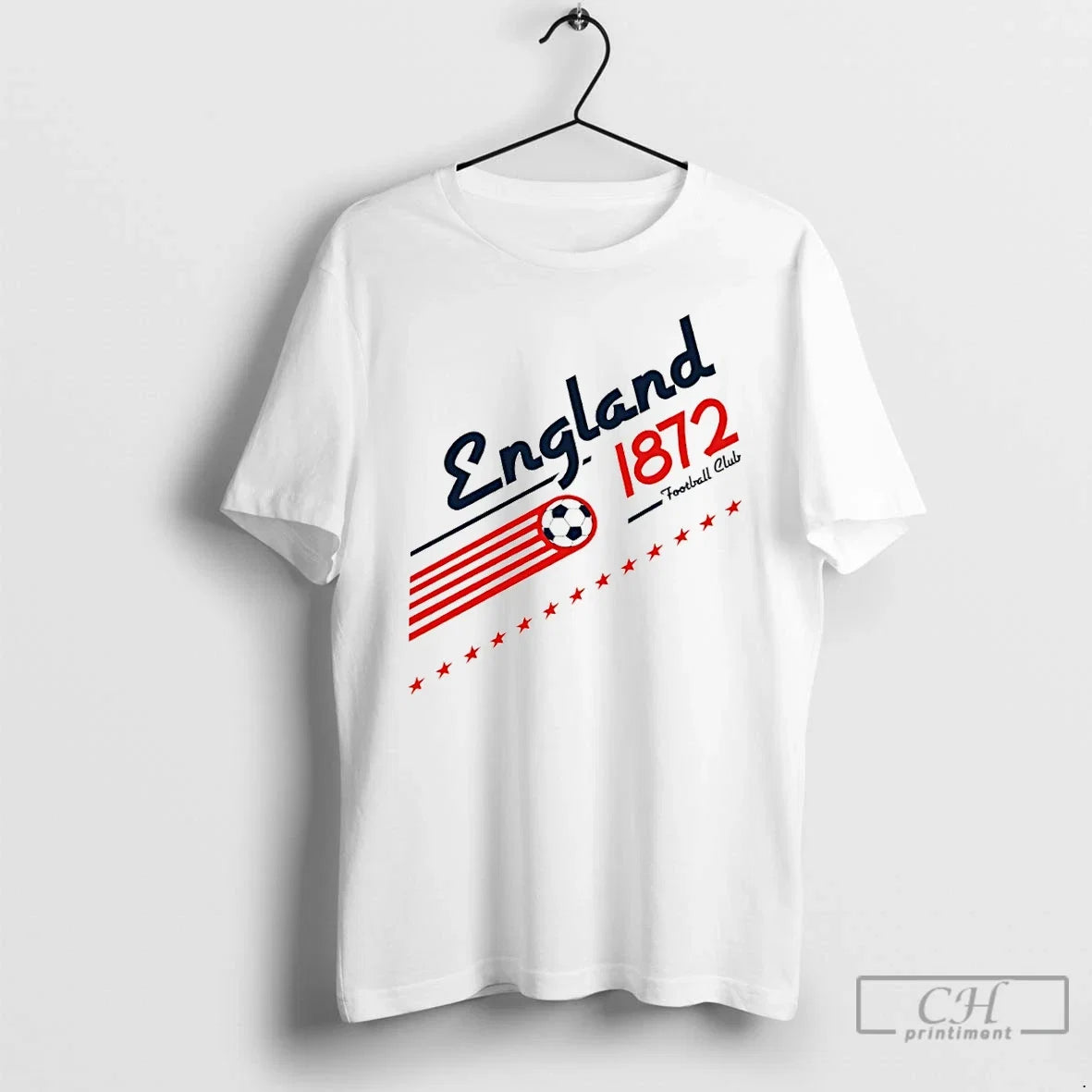 Premium England Football Retro 90s Uk World Soccer - Adult & Kids T-Shirts, Sweatshirts & Hoodies apparel design preview 1