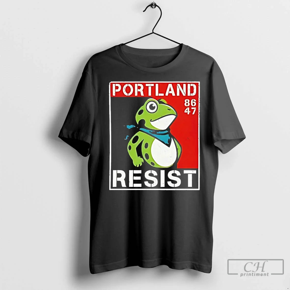 Premium Frog Portland Resist - Adult & Kids T-Shirts, Sweatshirts & Hoodies apparel design preview 1