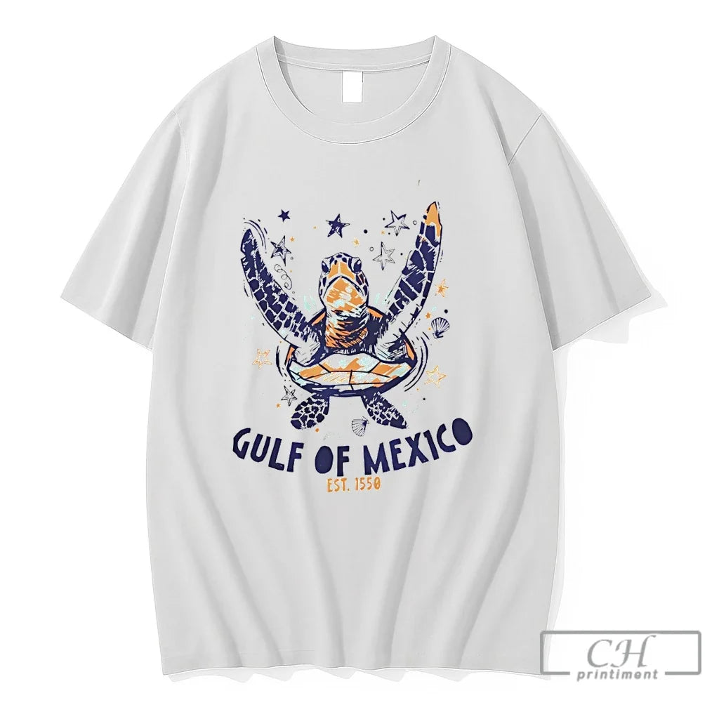 Premium Gulf Of Mexico Sea Turtle Ocean Beach Est - Adult & Kids T-Shirts, Sweatshirts & Hoodies apparel design preview 1