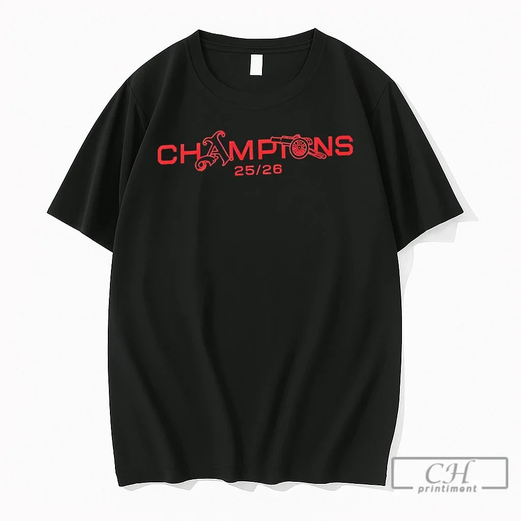Premium Gunners Arsenal Fc Champions 2025 2026 - Adult & Kids T-Shirts, Sweatshirts & Hoodies apparel design preview 1