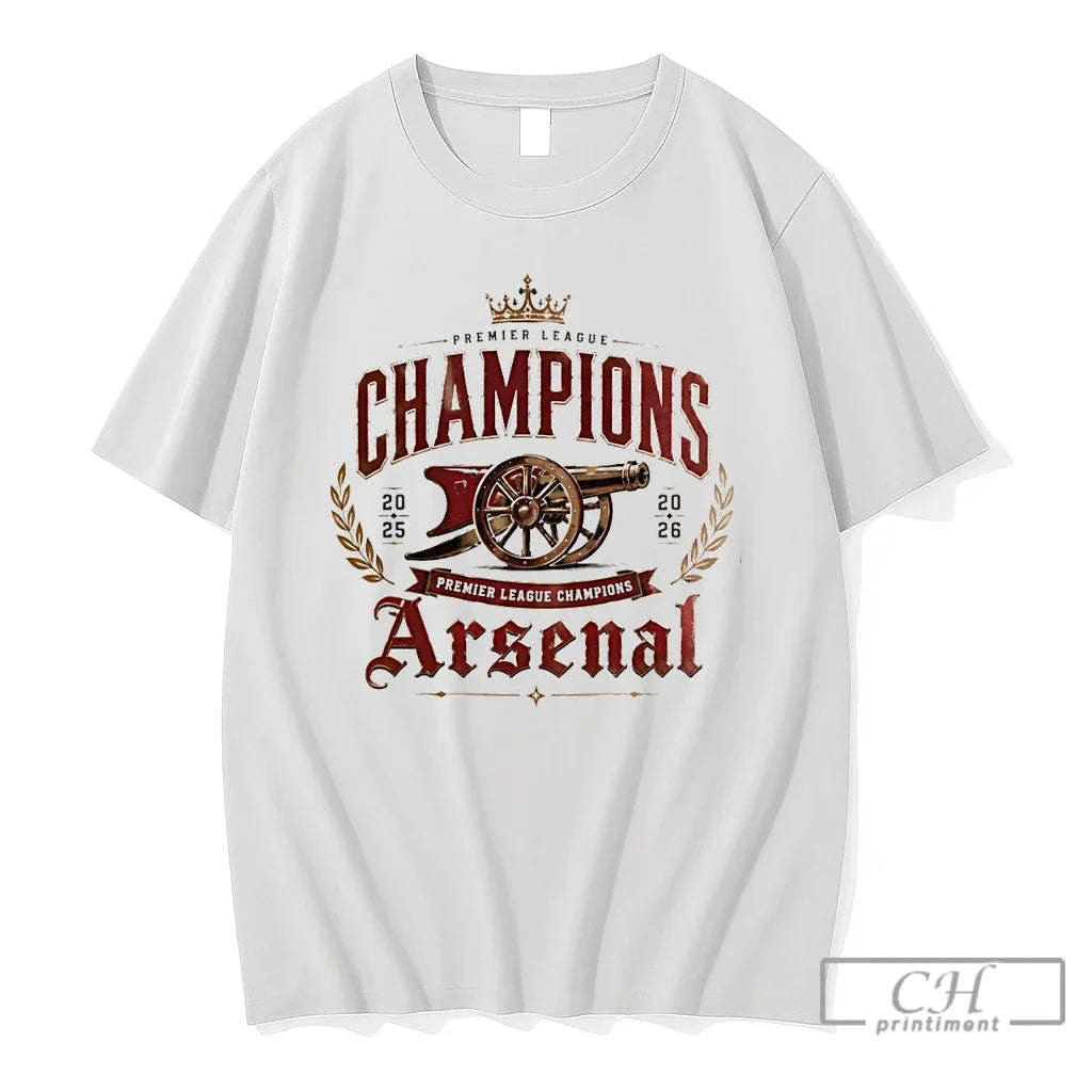 Premium Gunners Arsenal Fc Premier League Champions - Adult & Kids T-Shirts, Sweatshirts & Hoodies apparel design preview 1