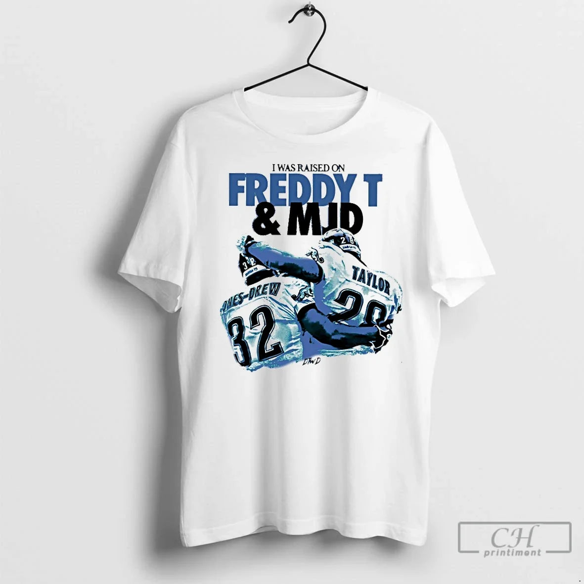 Premium I Was Raised On Freddy T And Mjd - Adult & Kids T-Shirts, Sweatshirts & Hoodies apparel design preview 1
