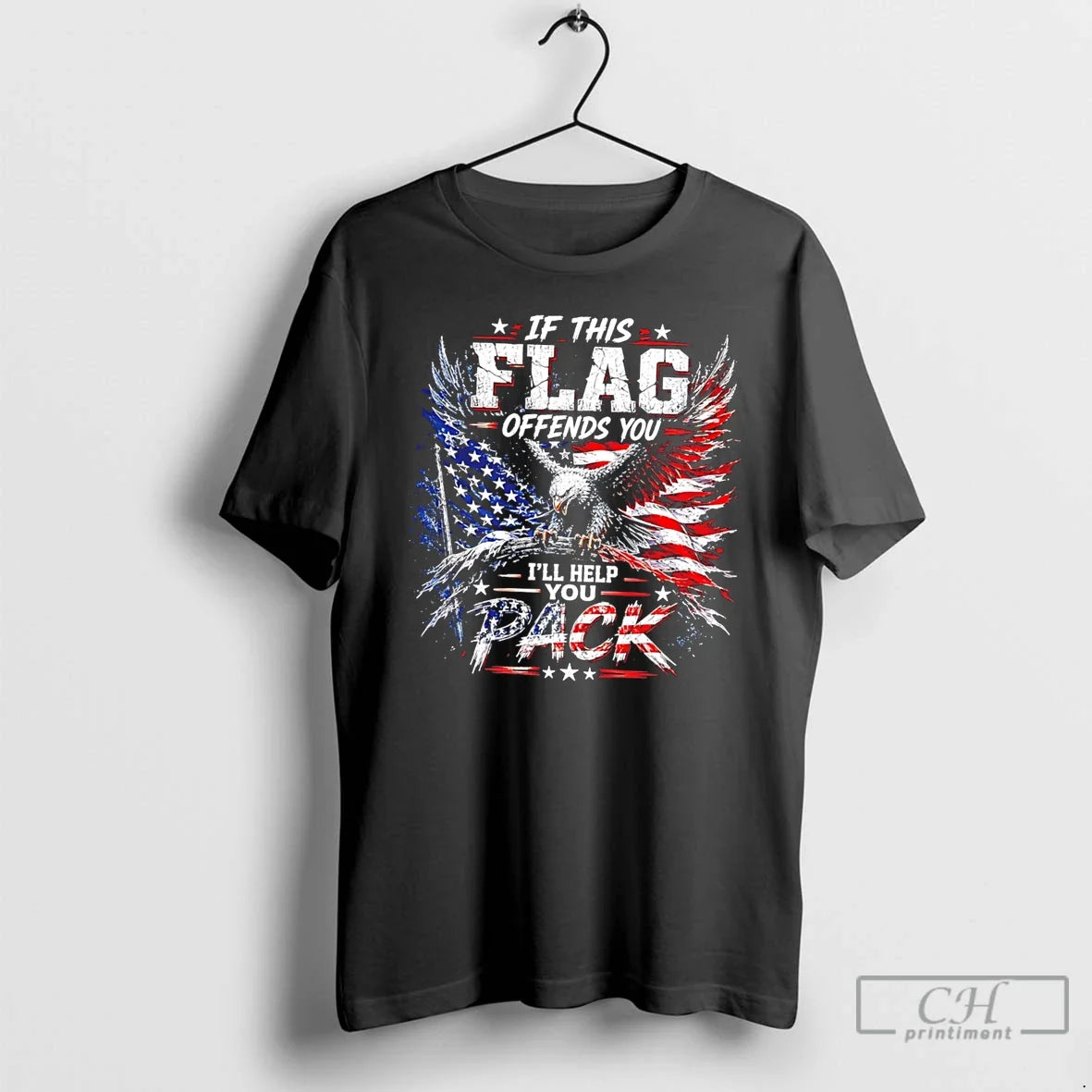 Premium If This Flag Offends You Ill Help Pack - Adult & Kids T-Shirts, Sweatshirts & Hoodies apparel design preview 1