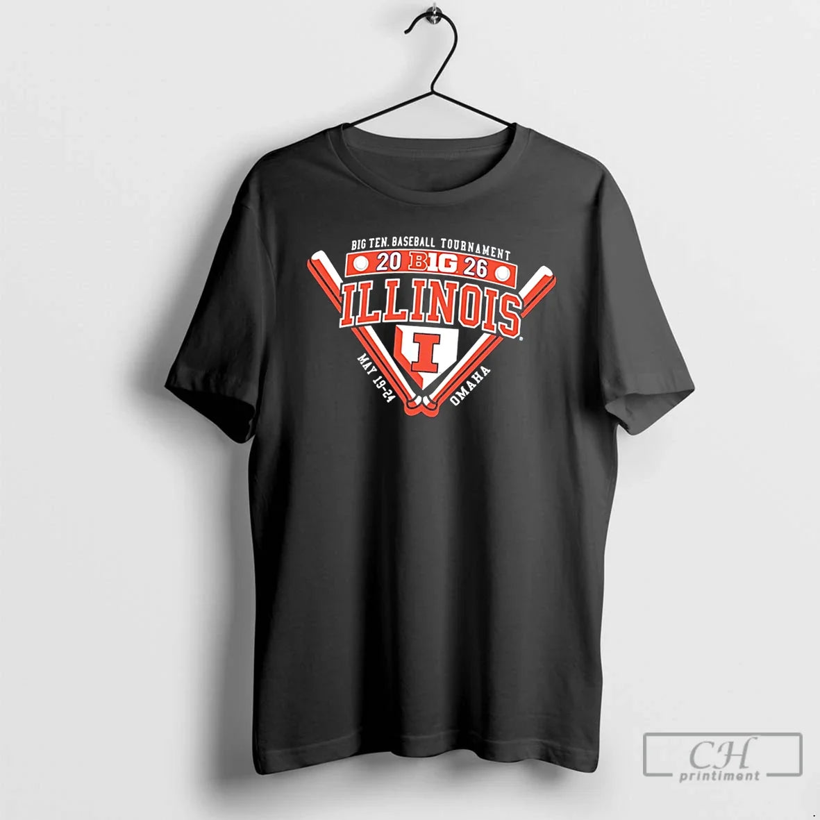 Premium Illinois Fighting Illini 2026 Big Ten - Adult & Kids T-Shirts, Sweatshirts & Hoodies apparel design preview 1