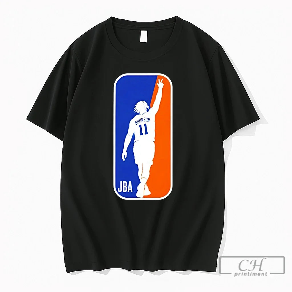 Premium Jalen Brunson Victory Sign Vintage Basketball - Adult & Kids T-Shirts, Sweatshirts & Hoodies apparel design preview 1