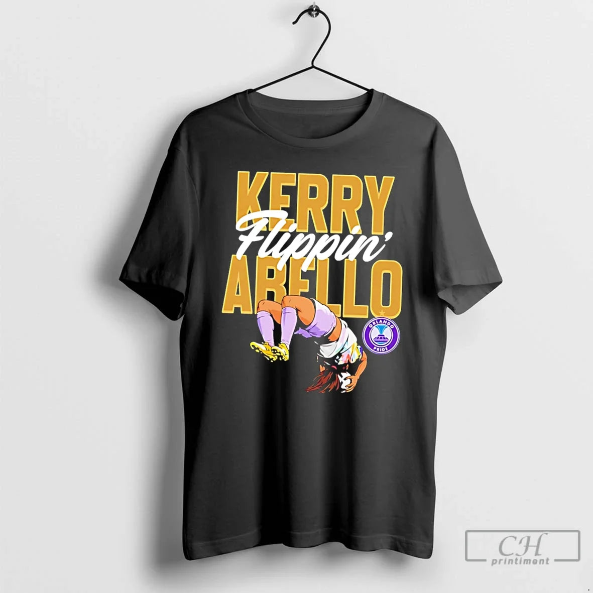 Premium Kerry Abello Orlando Pride Nwsl Flippin - Adult & Kids T-Shirts, Sweatshirts & Hoodies apparel design preview 1