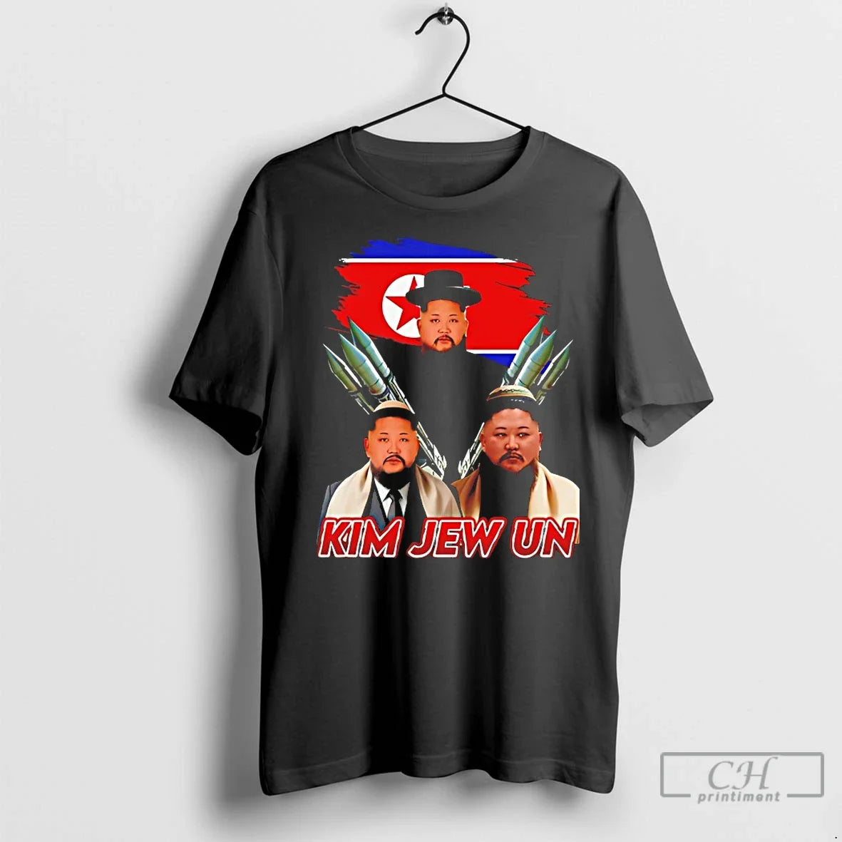 Premium Kim Jong Un Jew Meme - Adult & Kids T-Shirts, Sweatshirts & Hoodies apparel design preview 1
