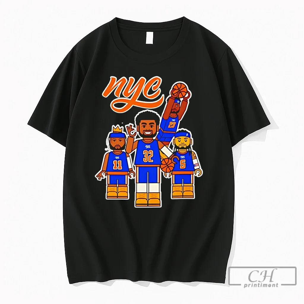 Premium Knicks Basketball Player Gamer Style Nyc Team - Adult & Kids T-Shirts, Sweatshirts & Hoodies apparel design preview 1