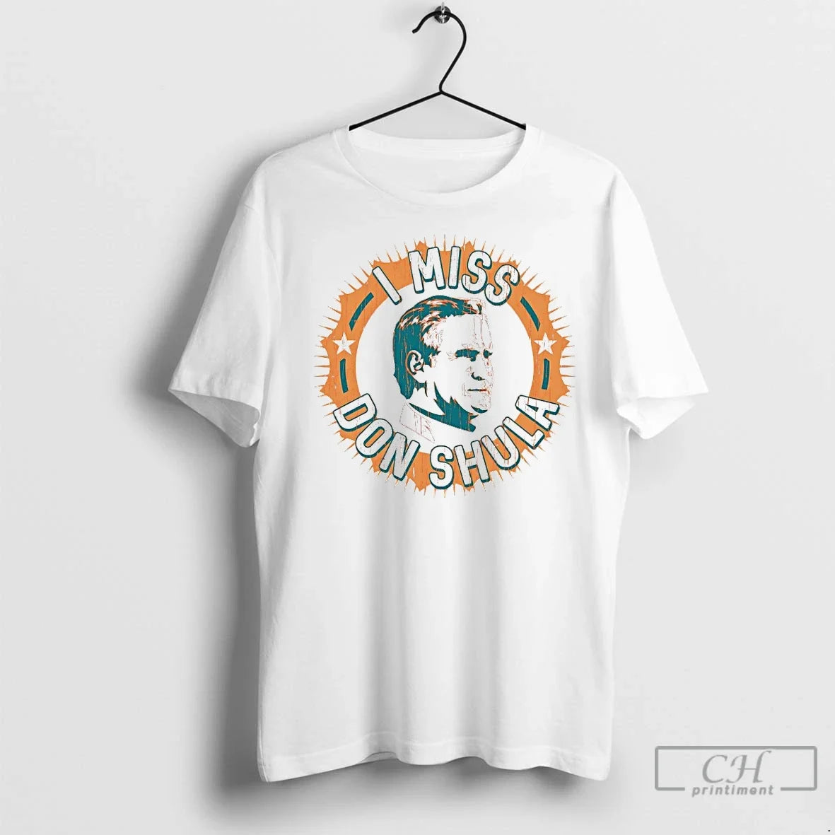 Premium Miami Dolphins I Miss Don Shula - Adult & Kids T-Shirts, Sweatshirts & Hoodies apparel design preview 1