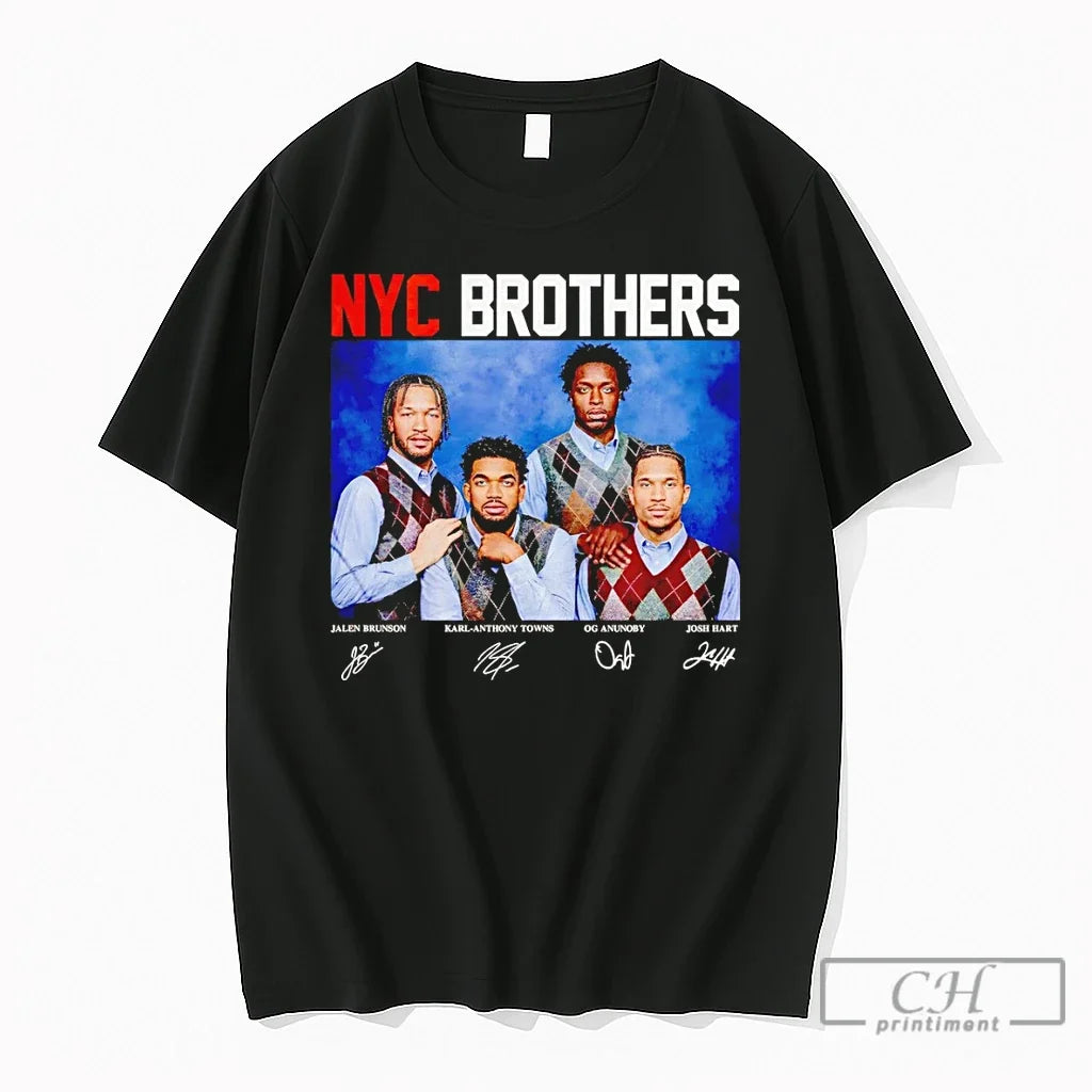 Premium Nyc Brothers Jalen Brunson Karl Josh Hart Og - Adult & Kids T-Shirts, Sweatshirts & Hoodies apparel design preview 1