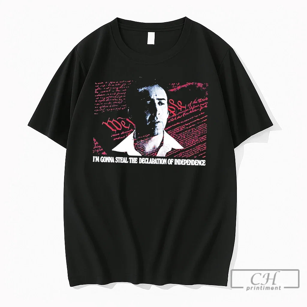 Premium Nicolas Cage Im Gonna Steal The Declaration - Adult & Kids T-Shirts, Sweatshirts & Hoodies apparel design preview 1