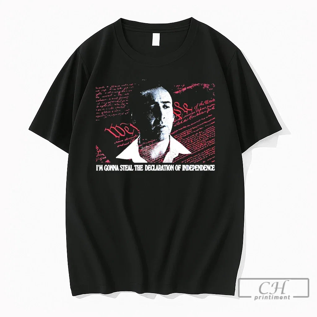 Premium Nicolas Cage Im Gonna Steal The Declaration - Adult & Kids T-Shirts, Sweatshirts & Hoodies apparel design preview 1