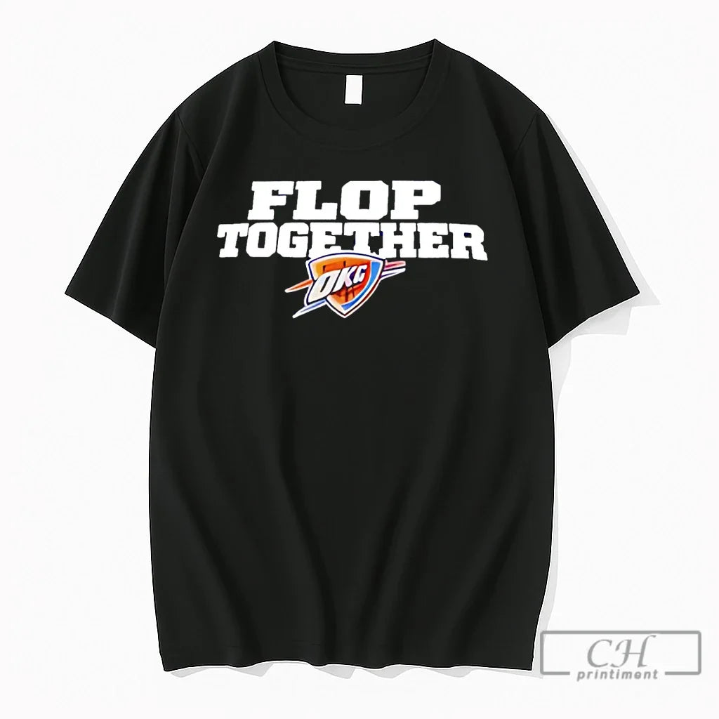 Premium Okc Thunders Vs Spurs Game 7 Flop Together - Adult & Kids T-Shirts, Sweatshirts & Hoodies apparel design preview 1