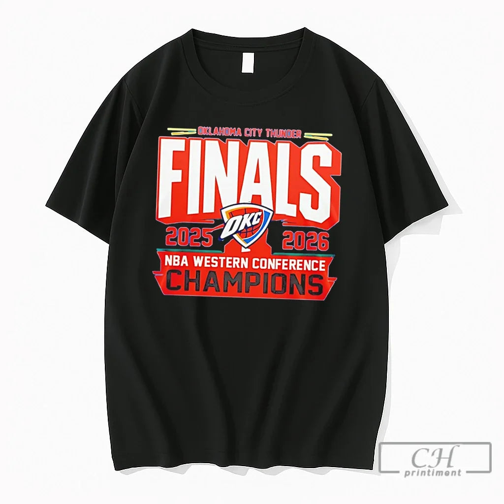 Premium Oklahoma City Thunder Finals Western - Adult & Kids T-Shirts, Sweatshirts & Hoodies apparel design preview 1