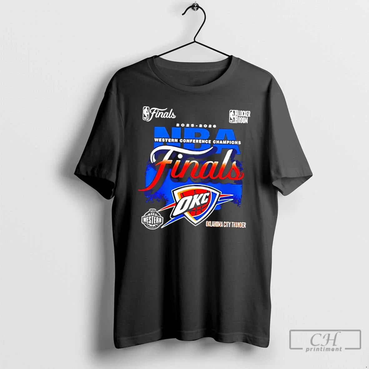 Premium Oklahoma City Thunder Nba Western Conference - Adult & Kids T-Shirts, Sweatshirts & Hoodies apparel design preview 1