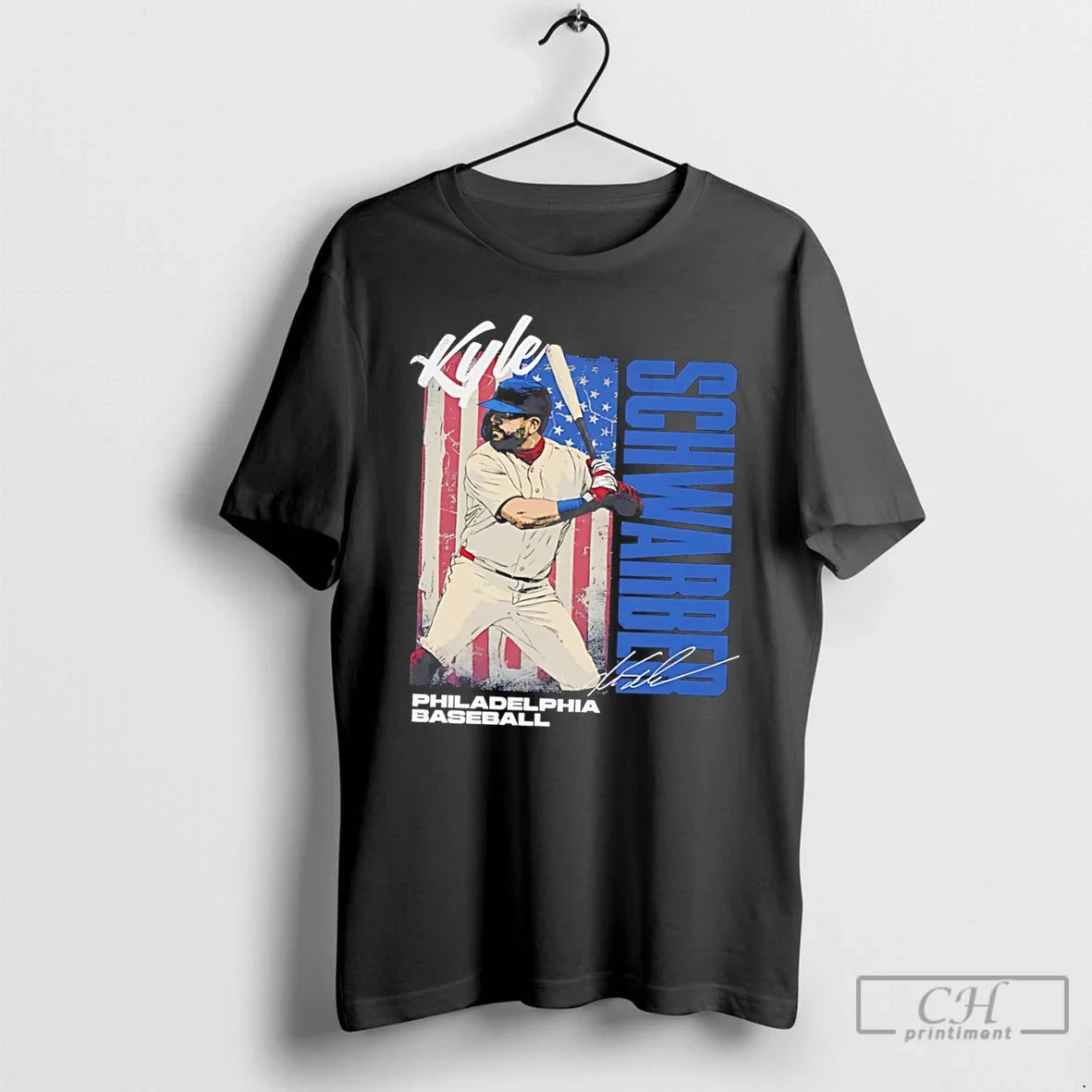 Premium Philadelphia Baseball Kyle Schwarber - Adult & Kids T-Shirts, Sweatshirts & Hoodies apparel design preview 1